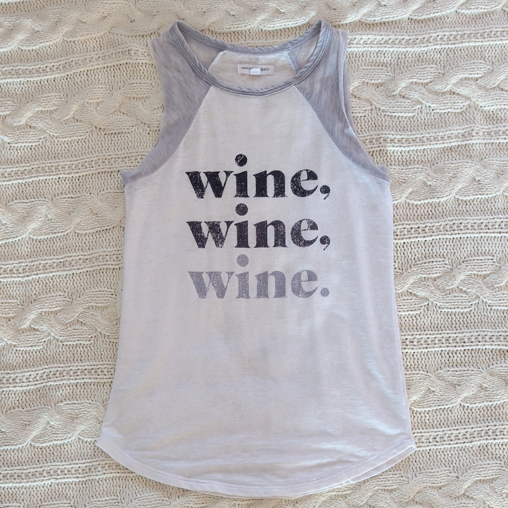 Grayson Threads Wine Wine Wine Tank Top